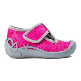 Pantofole in velcro unicorno rosa Shelovet per ragazze