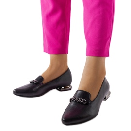 Ballerine nere con soletta in pelle di Lovato Lords nero