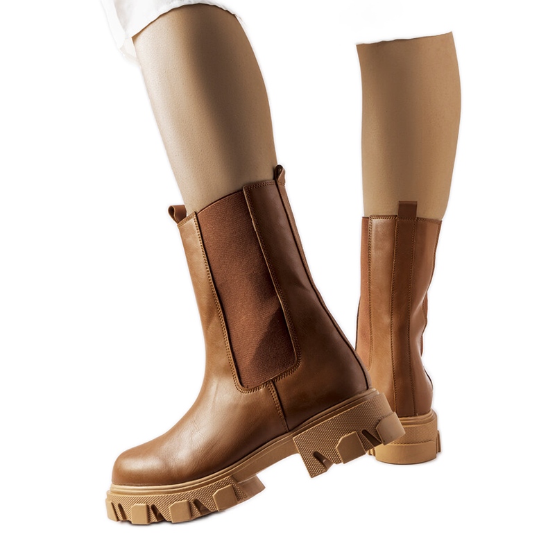 Stivali da lavoro slip-on marroni Vallejo marrone