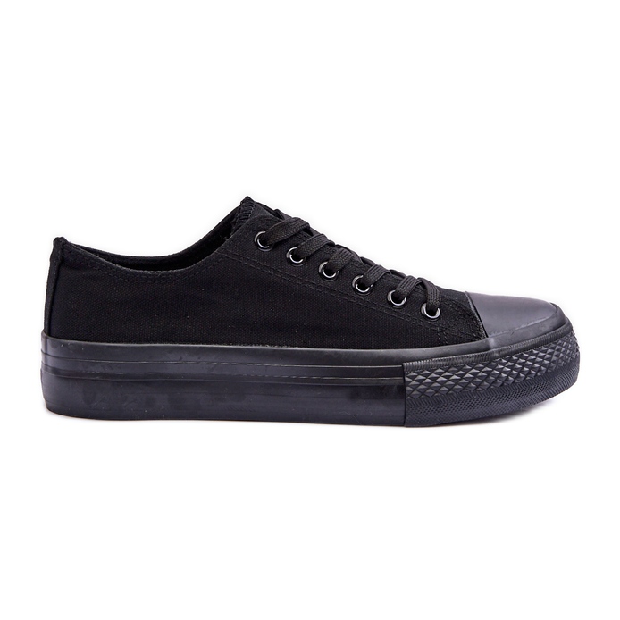 FB3 Sneakers classiche basse con plateau Nere Jazlyn nero