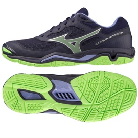 Scarpe da pallamano Mizuno Wave Phantom 3 M X1GA226011 blu navy blu