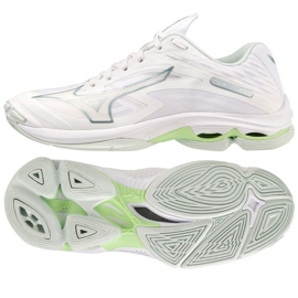 Scarpe da pallavolo Mizuno Wave Lightning Z7 W V1GC220037 bianca bianca