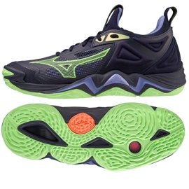 Scarpe da pallavolo Mizuno Wave Momentum 3 M V1GA231211 blu navy blu