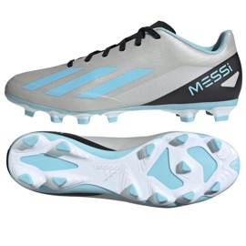 Scarpe da calcio Adidas X Crazyfast Messi.4 FxG M IE4072 grigio sfumature di grigio