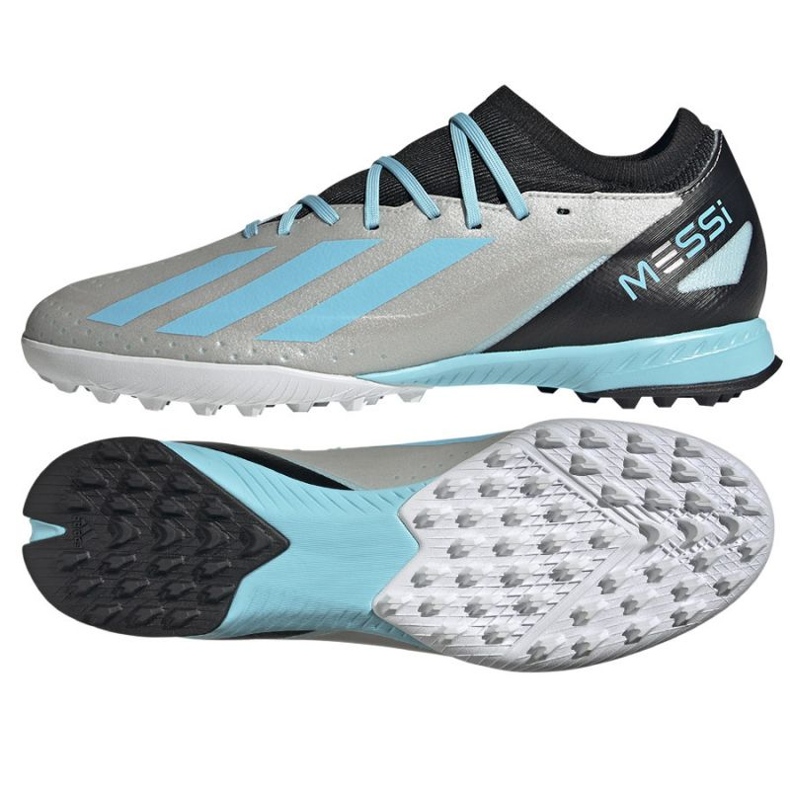 Scarpe da calcio Adidas X Crazyfast Messi.3 Tf M IE4074 d'argento