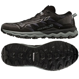 Scarpe da corsa Mizuno Wave Daichi 7 Gtx M J1GJ225651 nero