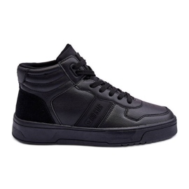 Scarpe sportive da uomo Memory Foam Big Star KK174135 906 nere nero