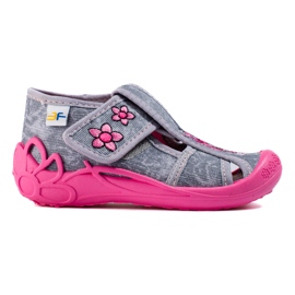 Pantofole grigio-rosa per ragazze di Shelovet