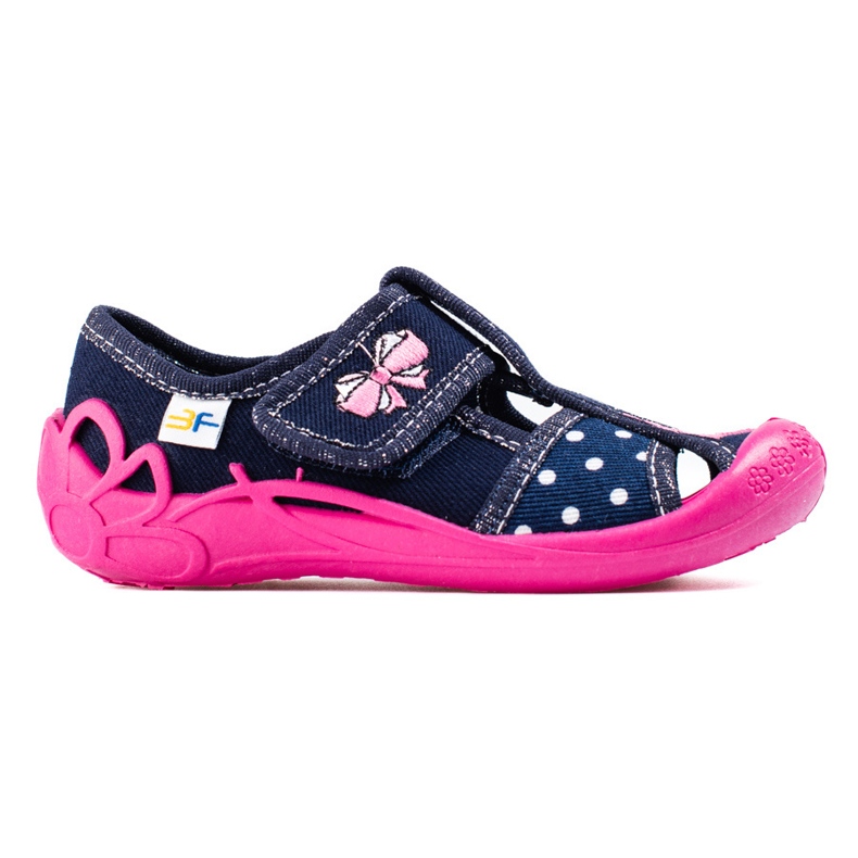 Pantofole blu navy e rosa per ragazze di Shelovet