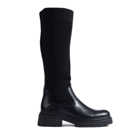 Stivaletti slip-on neri di Shelovet nero