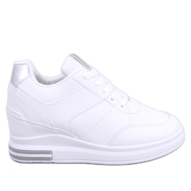 Sneakers con zeppa Rinno bianche bianco