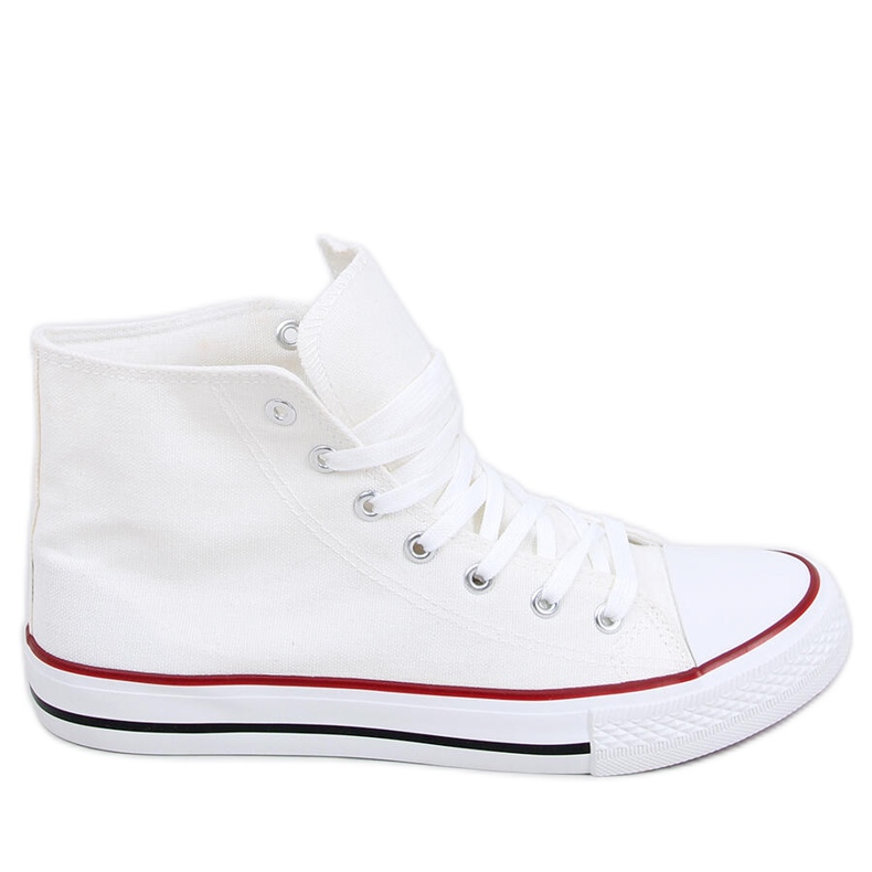 Sneakers in tela Jude White alla caviglia bianca