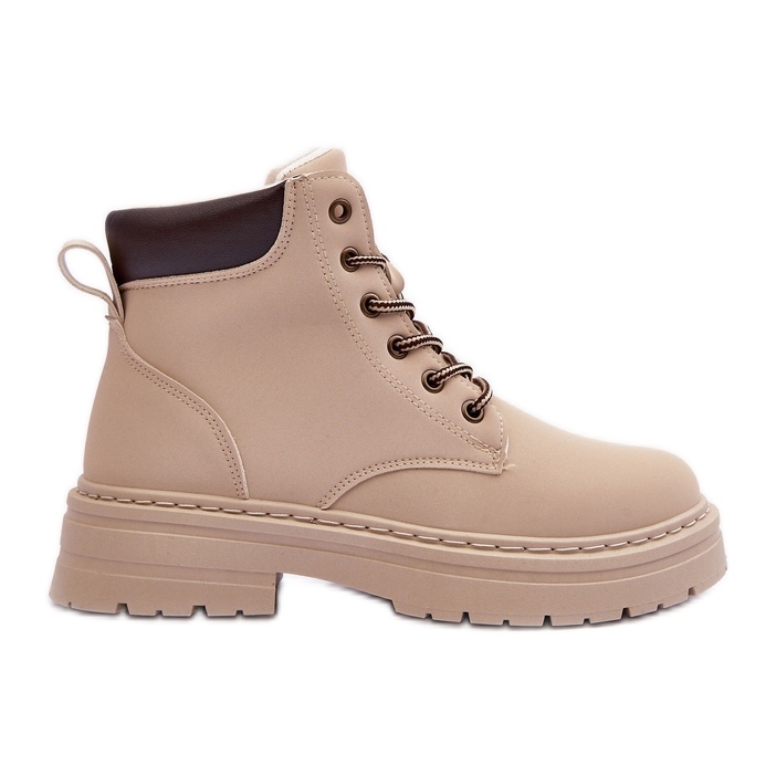 Stivali Trapper da donna Corbin beige chiaro caldo