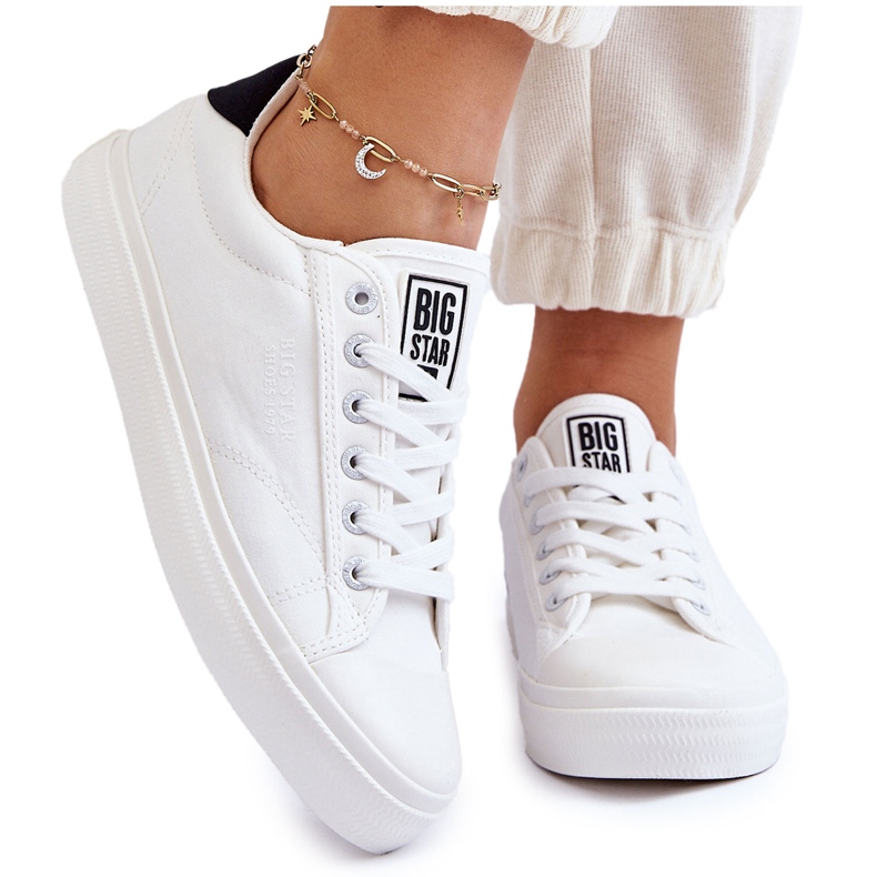 Sneakers Classiche Basse Big Star LL274091 Bianche bianca
