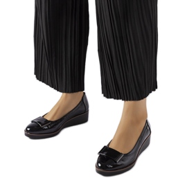 Ballerine nere con soletta in pelle di Kajla nero
