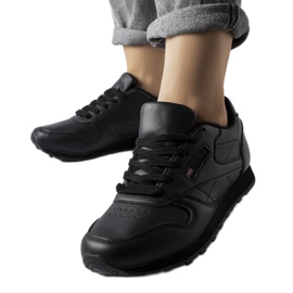 Scarpe da ginnastica classiche nere Poulsen nero