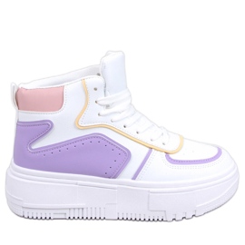 Sneakers alte Storm BIANCO / VIOLA bianca