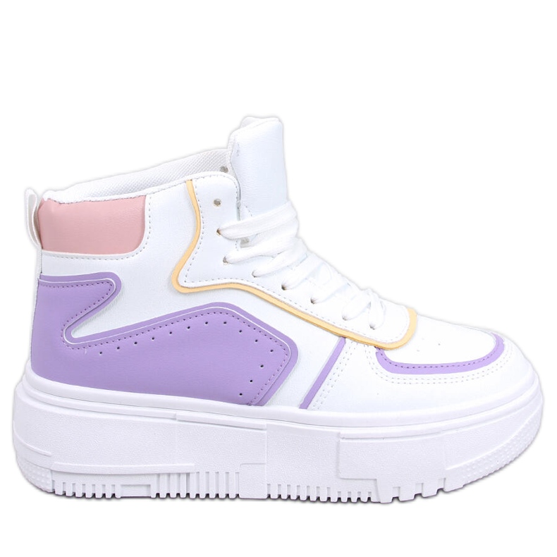 Sneakers alte Storm BIANCO / VIOLA bianca