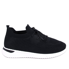 Bergman Scarpe sportive a calzino nere nero