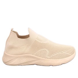 Scarpe sportive a calzino Goff Beige