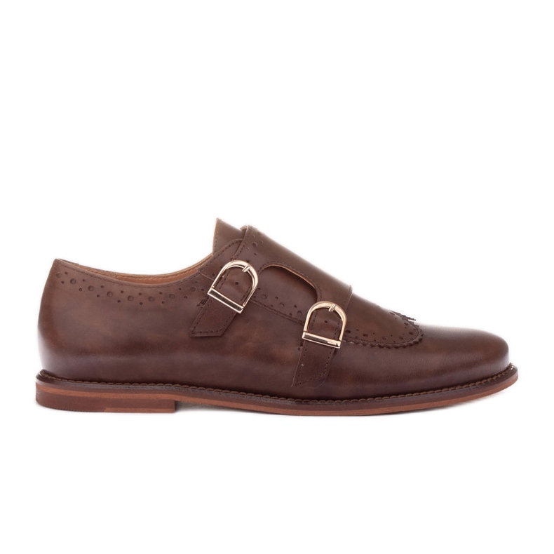 Marco Shoes Monaci in vera pelle marrone
