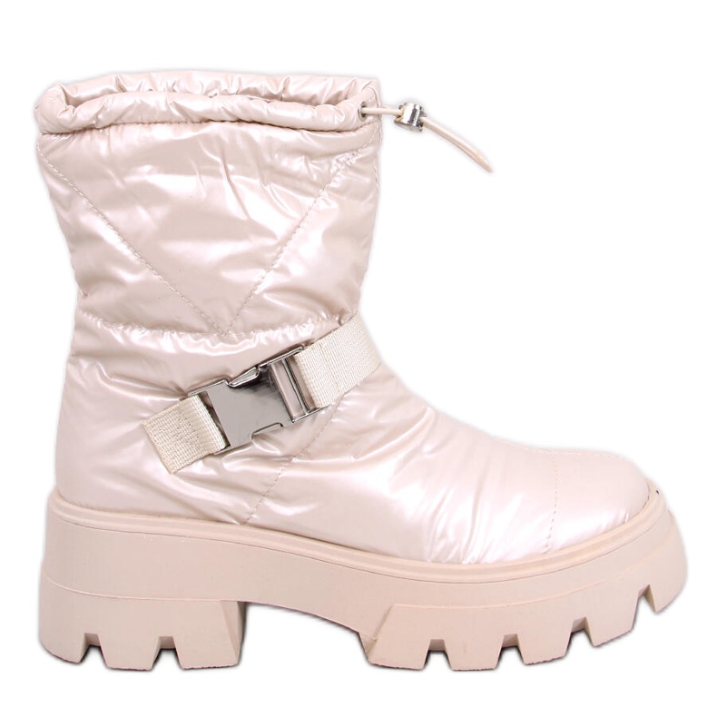 Stivali Bisset in nylon beige