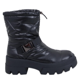 Bisset Stivali in nylon nero