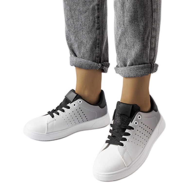Sneaker Gordon effetto sfumato bianca