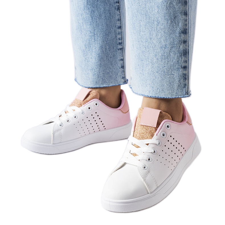 Sneaker Gordon effetto sfumato bianca