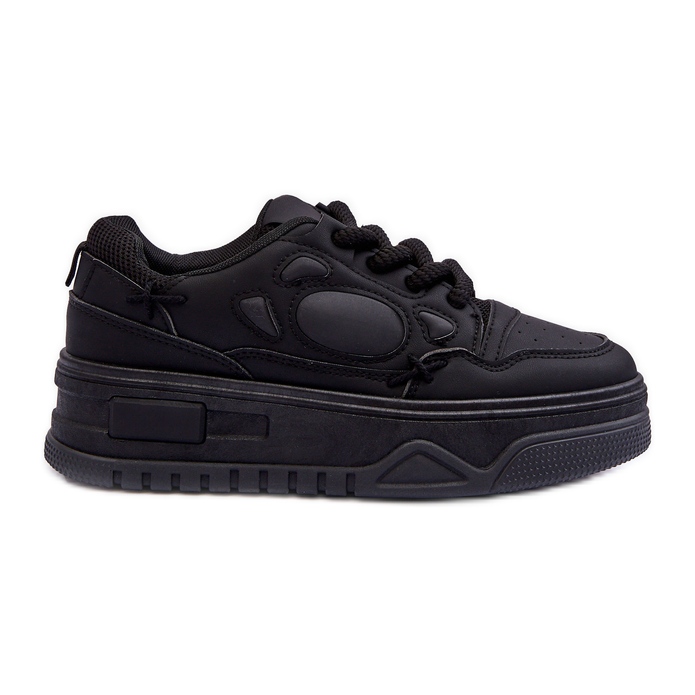PG1 Sneakers con plateau da donna nere Finos nero