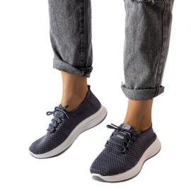 Sneakers in tessuto grigio di Tommaso