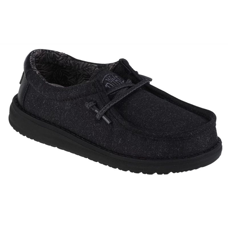 Hey Dude Ehi amico, scarpe Wally Youth Basic 40041-001 nero