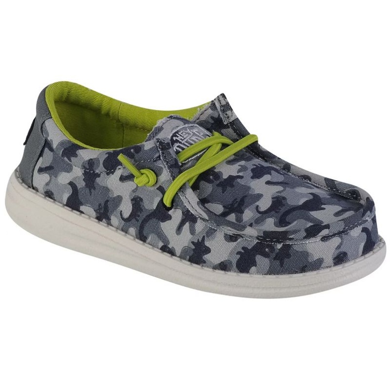 Scarpe Hey Dude Wally Gioventù Camodino Jr 40043-425 grigio