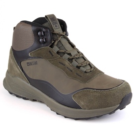 Scarpe sportive da uomo alte isolanti kaki Big Star MM174333 verde