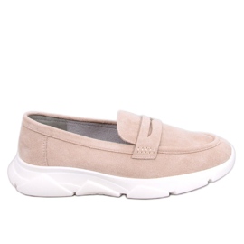 Mocassini con suola sportiva di Hicks Beige
