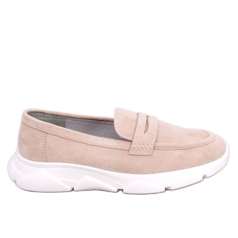 Mocassini con suola sportiva di Hicks Beige