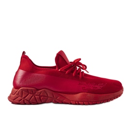 Scarpe da ginnastica rosse da uomo di Drive rosso