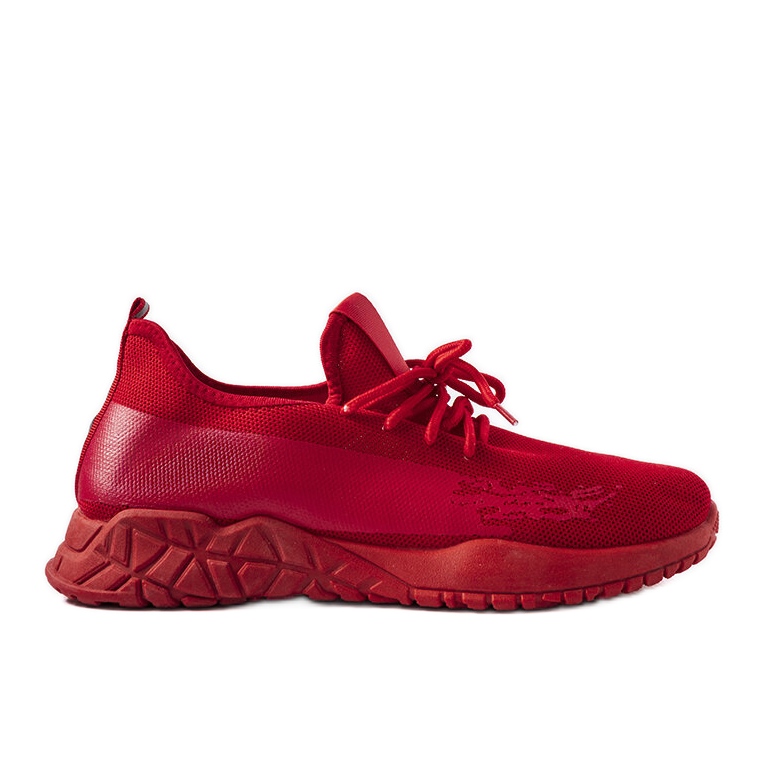 Scarpe da ginnastica rosse da uomo di Drive rosso