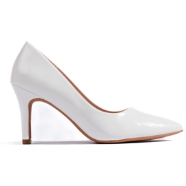 Décolleté bianche con tacco alto Shelovet bianco