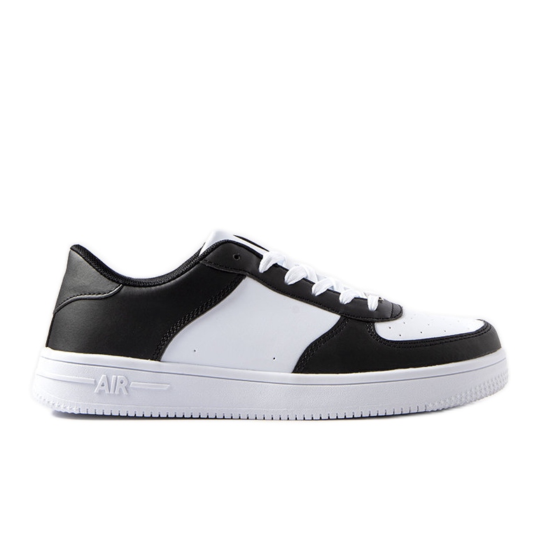 Sneakers da uomo bianche e nere di Cimmaron bianca
