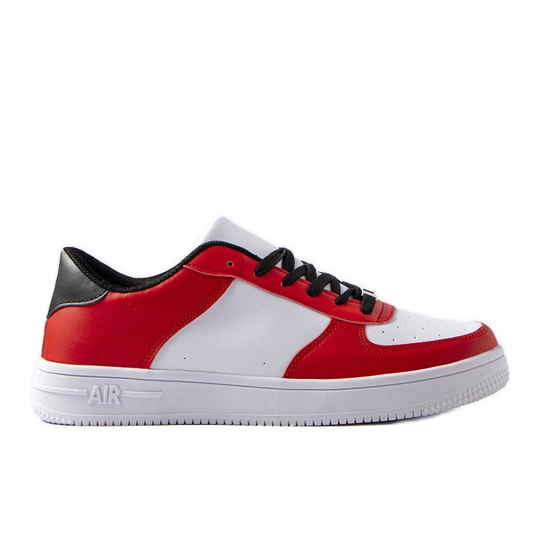 Sneakers da uomo rosse e bianche di Cimmaron bianca