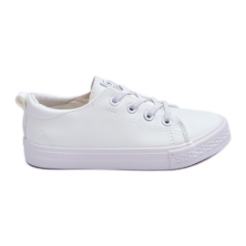 PE1 Sneakers bianche da bambino Poliana bianco