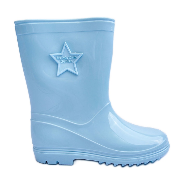PG3 Stivali Wellington in gomma da bambino Azzurro Malvi blu