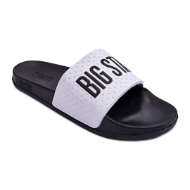Infradito da uomo Big Star MM174320 Bianco e Nero bianca