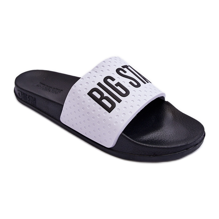 Infradito da uomo Big Star MM174320 Bianco e Nero bianca