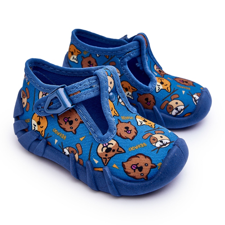 BEFADO S.A. Befado Animali Pantofole Scarpe 110P478 Blu