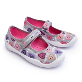 BEFADO S.A. Ballerine per bambini Befado Hearts 114X516 Grigio