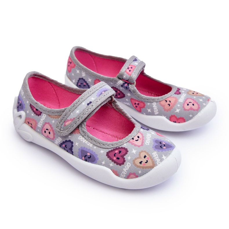 BEFADO S.A. Ballerine per bambini Befado Hearts 114X516 Grigio
