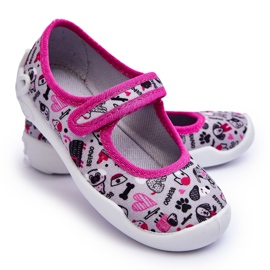 BEFADO S.A. Ballerine per bambini Befado 114X521 Grigio e Rosa