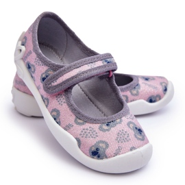 BEFADO S.A. Pantofole per bambini Ballerine Orsetti Befado 114X513 Rosa e Grigio